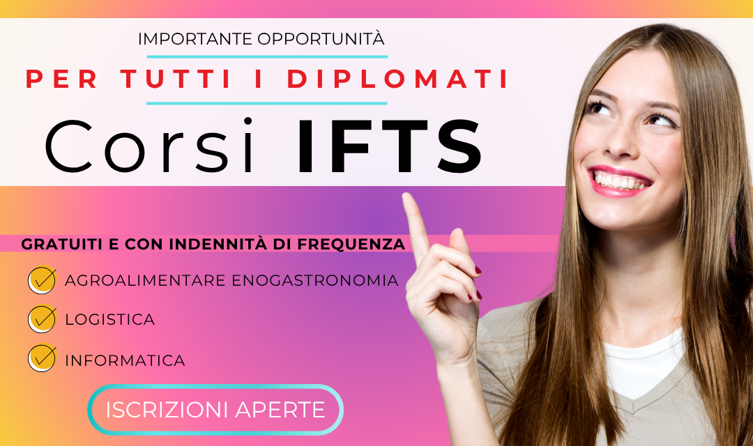 Incredibile opportunità per diplomati – in partenza corsi IFTS nelle sedi di Formare Puglia