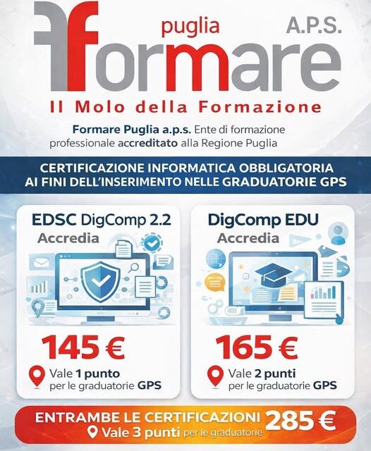 Aumenta il tuo punteggio nelle graduatorie GPS!