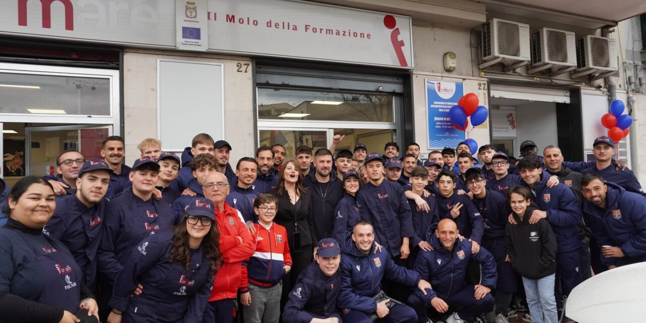 Oltre il campo, dentro il cuore: la SS Taranto Calcio ospite di Formare Puglia