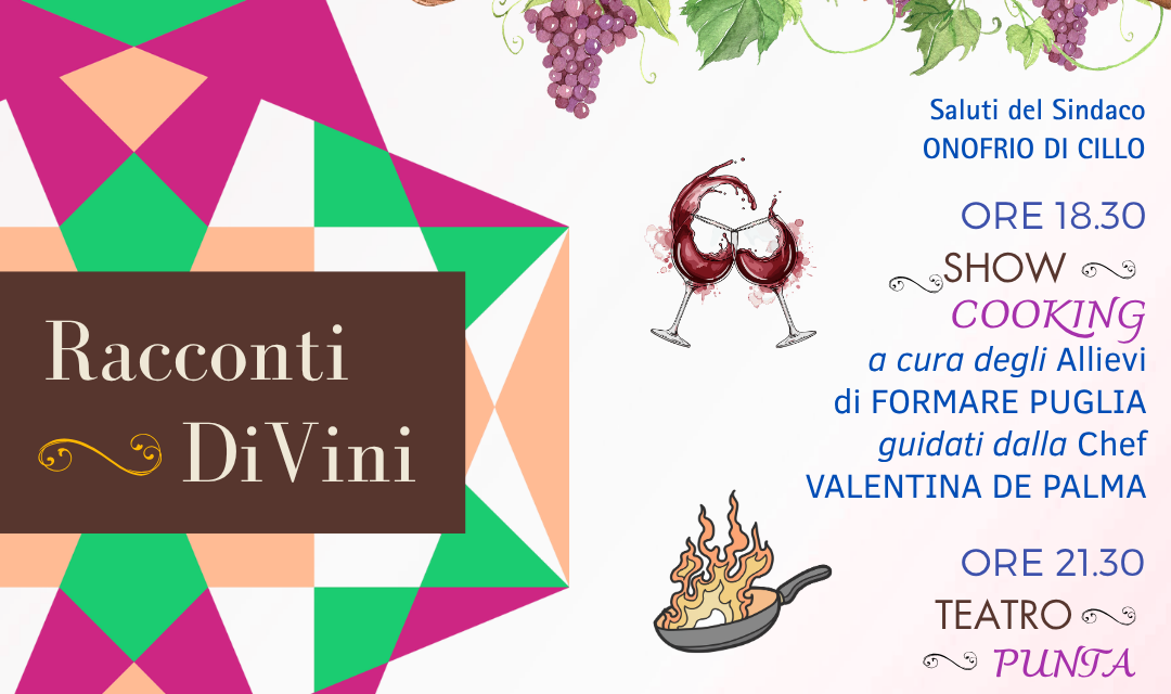 RaccontiDiVini: tra i sapori del vino e la magia del teatro a Carosino